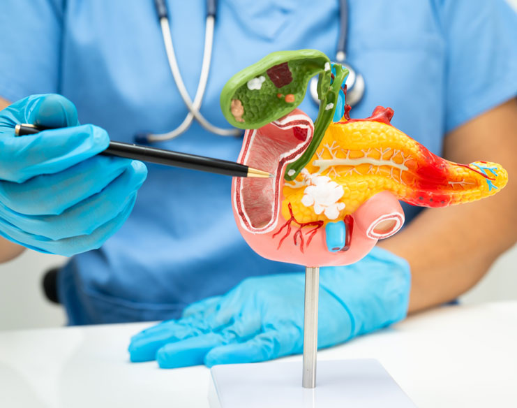 A child experiencing abdominal pain